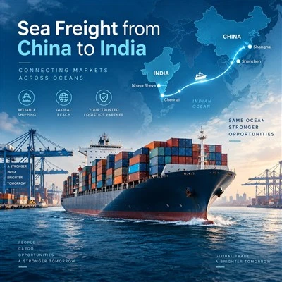 中国からインドへの海上貨物